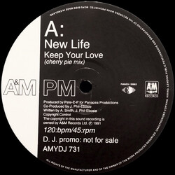 New Life Keep Your Love USED VINYL 12INCH PROMO