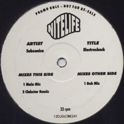 Subsonica (2) Electroshock USED VINYL 12INCH 33 S RPM 45 RPM PROMO