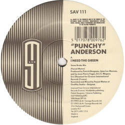 Punchy Anderson I Need The Green Vinyl 12" USED