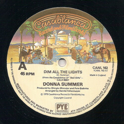 Donna Summer Dim All The Lights USED VINYL 12INCH 45 RPM SINGLE STEREO