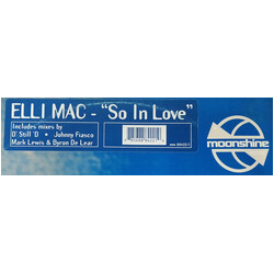 Elli Mac So In Love USED VINYL 12INCH 33 S RPM SINGLE