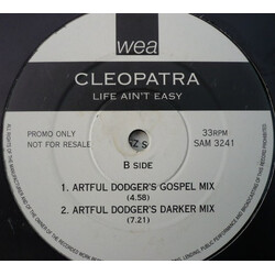 Cleopatra Life Ain't Easy USED VINYL 12INCH 33 S RPM PROMO