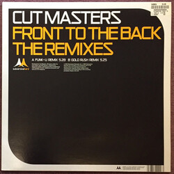Cut Masters Front To The Back (The Remixes) USED VINYL 12INCH 45 RPM