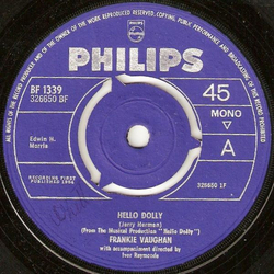 Frankie Vaughan Hello Dolly Vinyl 7" USED