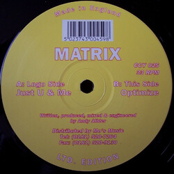 Matrix (8) Just U & Me USED VINYL 12INCH 33 S RPM