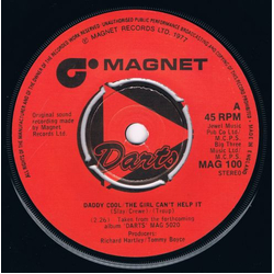 Darts Daddy Cool / The Girl Can't Help It Vinyl 7" USED