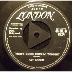 Pat Boone There's Good Rockin' Tonight / With The Wind And The Rain In Your Hair USED VINYL 7INCH SINGLE