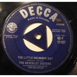 The Beverley Sisters The Little Drummer Boy / Strawberry Fair USED VINYL 7INCH