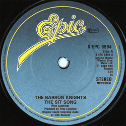 The Barron Knights The Sit Song USED VINYL 7INCH 45 RPM SINGLE