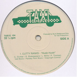 Cutty Ranks / Papa San / The Taxi Gang Husle Husle / Give Her Credit / Version (Rub It Up) USED VINYL 12INCH 33 S RPM