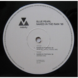 Blue Pearl Naked In The Rain '98 USED VINYL 12INCH PROMO