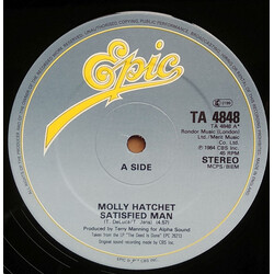 Molly Hatchet Satisfied Man / Straight Shooter USED VINYL 12INCH 45 RPM SINGLE STEREO