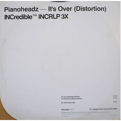 The Pianoheadz It's Over (Distortion) VINYL 12" USED