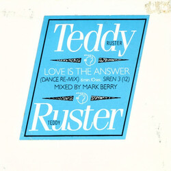 Teddy Ruster Love Is The Answer USED VINYL 12INCH 45 RPM WHITE LABEL