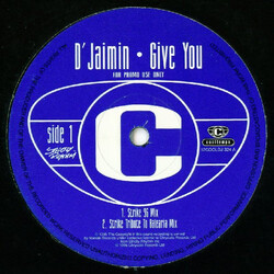 Djaimin Give You USED VINYL 12INCH PROMO