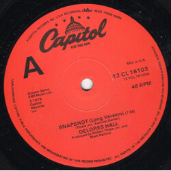 Delores Hall Snapshot / I Can't Live Without Your Love Vinyl 12" USED