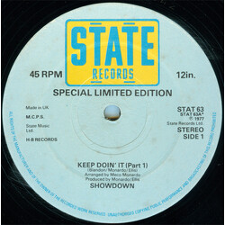 Showdown (3) Keep Doin' It (Part 1) USED VINYL 12INCH 45 RPM LIMITED EDITION