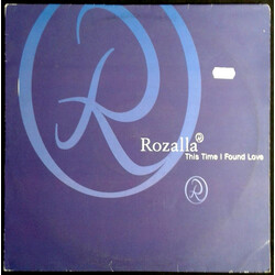 Rozalla This Time I Found Love USED VINYL 12INCH 33 S RPM PROMO