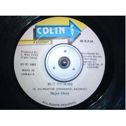 Major Oney Buy Yu Man USED VINYL 7INCH