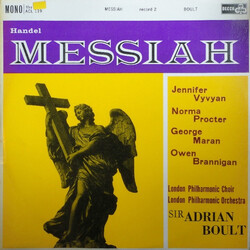 Georg Friedrich Händel / Sir Adrian Boult / The London Philharmonic Choir / The London Philharmonic Orchestra Messiah - Record 2 Vinyl LP USED