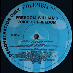 Freedom Williams Voice Of Freedom USED VINYL 12INCH 33 S RPM PROMO
