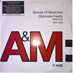 Sounds Of Blackness Optimistic / Testify (Remixes) VINYL 12" USED