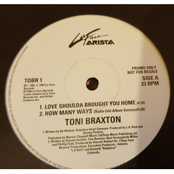 Toni Braxton Love Shoulda Brought You Home / How Many Ways USED VINYL 12INCH 33 S RPM PROMO