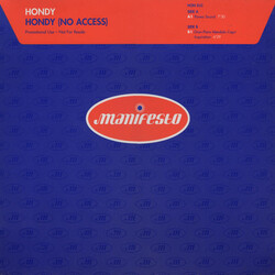 Hondy Hondy (No Access) Vinyl 12" USED