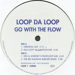 Loop Da Loop Go With The Flow USED VINYL 12INCH 33 S RPM PROMO