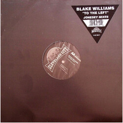 Blake Williams To The Left (Jonesey Mixes) USED VINYL 12INCH 33 S RPM STEREO