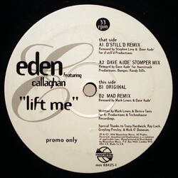 Eden (32) / Callaghan Lift Me USED VINYL 12INCH SINGLE PROMO