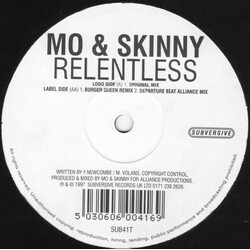 Mo & Skinny Relentless USED VINYL 12INCH