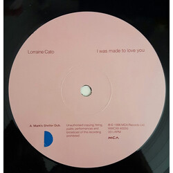 Lorraine Cato I Was Made To Love You USED VINYL 12INCH