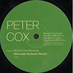 Peter Cox What A Fool Believes Vinyl 12" USED