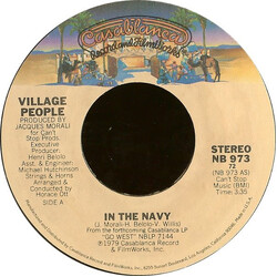 Village People In The Navy Vinyl 7" USED