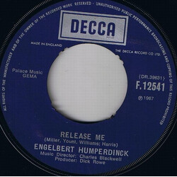 Engelbert Humperdinck Release Me USED VINYL 7INCH 45 RPM SINGLE