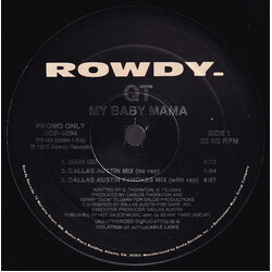 QT (5) My Baby Mama Vinyl 12" USED