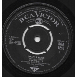 Mario Lanza Only A Rose USED VINYL 7INCH