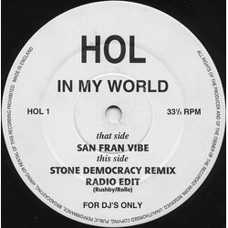 High On Love In My World USED VINYL 12INCH 33 S RPM PROMO