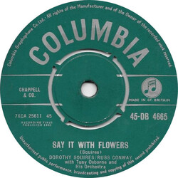 Dorothy Squires / Russ Conway / Tony Osborne And His Orchestra Say It With Flowers USED VINYL 7INCH 45 RPM