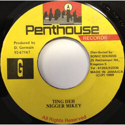 Nigger Mikey Ting Deh USED VINYL 7INCH 45 RPM