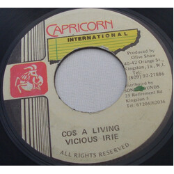 Vicious Irie Cos A Living USED VINYL 7INCH SINGLE
