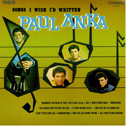 Paul Anka Songs I Wish I'd Written Vinyl LP USED