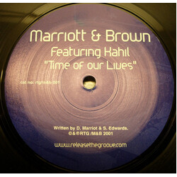 Marriott & Brown / Kahil Time Of Our Lives USED VINYL 12INCH