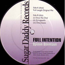 Full Intention Uptown Downtown USED VINYL 12INCH 33 S RPM