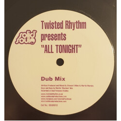 Twisted Rhythm (2) All Tonight USED VINYL 12INCH