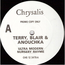 Terry, Blair & Anouchka Ultra Modern Nursery Rhyme USED VINYL 12INCH PROMO