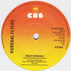 Kursaal Flyers Radio Romance USED VINYL 7INCH 45 RPM