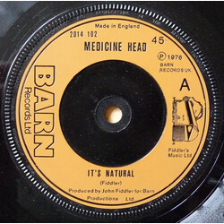 Medicine Head (2) It's Natural USED VINYL 7INCH 45 RPM SINGLE