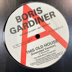 Boris Gardiner This Old House USED VINYL 12INCH 45 RPM PROMO